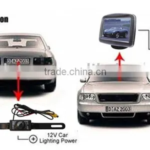 3.5 Inch TFT Monitor Wireless Camera Car Rear View System thumbnail-1