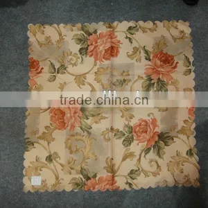 Printed Beautiful Flower Scallop Edge Table Cloth thumbnail-1