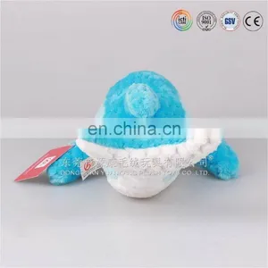 Golfinho Brinquedos Flanela, Stuffed Blue and Gray Color Dolphin Plush Toy thumbnail-3