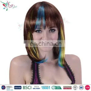 Styler Brand China Wig Supplier Halloween Party Wig Synthetic Hair thumbnail-1