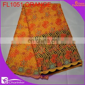Swiss Lace/french Lace Fabric/cord Lace Fabric/guipure Lace Fabric/african Lace Fabric FL1051 Yellow thumbnail-4