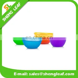 Beautiful Color Collapsible Silicone Food Baby Bowls thumbnail-1
