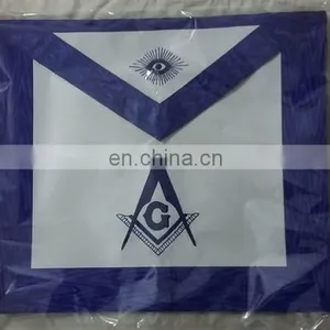 MASONIC REGALIA MASTER MASON APRON BLUE HOUSE OFFICER'S thumbnail-1