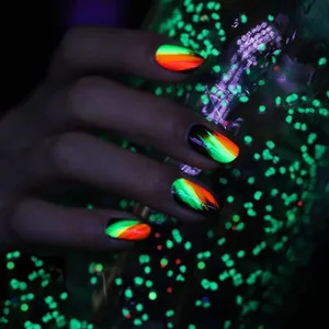 Party Queen Shiny Powder Nail Color Nail Art Kit Acrylic Power Glow in the Dark Dipping Power thumbnail-5