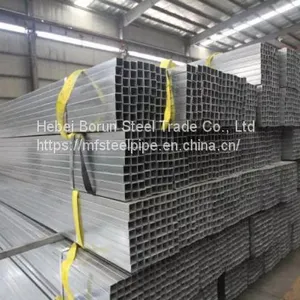 ERW Hollow Section Hot Dipped Galvanized Square Steel Pipe thumbnail-3