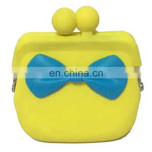 Women Clutch Gift Purse Mini Metal Clip Coin Pouch Promotion Change Money Silicone Wallet thumbnail-6