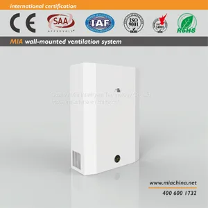 Ductless Air Recuperator HVAC HRV ERV Wall Mounted Plate Heat Exchanger thumbnail-2