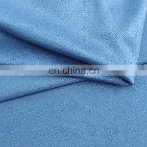 4 Way Stretch Polyester Spandex Suede Fabric for Fashion Garment thumbnail-2