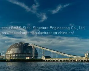 Security Structure Bolt Ball Connecting Space Frame Dome Coal Storage thumbnail-2