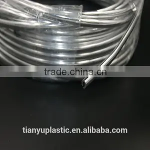 u Shape Plastic Profile for Cover and Decorate the Glass Edge thumbnail-1