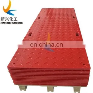 Hdpe Temporary Floor Protection Mats/track Road Construction Matte Plastic Polyethylene Anti-skid Temporary 4x8 Plastic Mats thumbnail-1