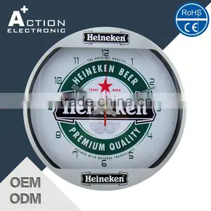 2015 Hottest Price Cutting Fish Metal Wall Clock thumbnail-1