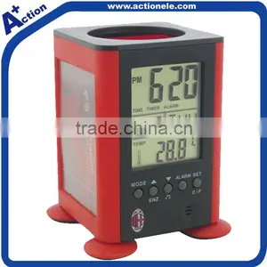 Pen Holder Alarm Clock With Photo Frame thumbnail-1