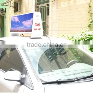 Hot Sale Wireless P5 Full Color 960*320mm Led Taxi Roof Advertising Sign Display 	axi Led Screen Panel thumbnail-1