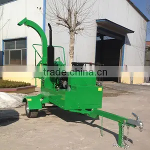 Runshine CE Approved DWC40 Mobile Wood Chipper for Sale Quality Choice thumbnail-3
