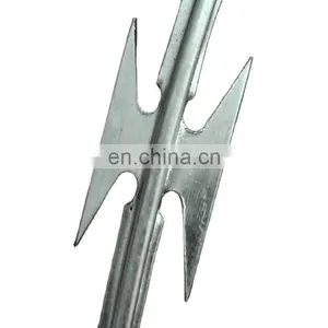 Hot Dipped Galvanized PVC Coated Razor Wire Fence thumbnail-1