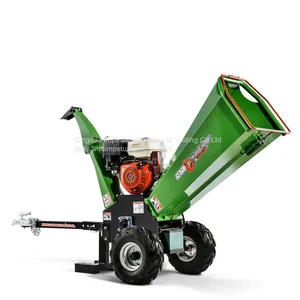CE Approved 15HP Gasoline Engine Powered Wood Chipper, Wood Shredder thumbnail-4