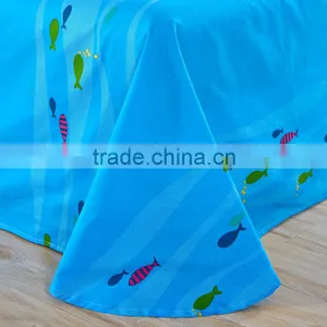 Bright-coloured Cartoon Printing100%cotton Sea World Print Twill Fabric Bedding Set /bed Sheet/duvet Cover/pillow thumbnail-4