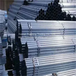 Yunnan Galvanized Steel Pipe Wholesale Q235 Hot Dip Galvanized Steel Pipe Greenhouse Vegetable Steel Pipe Specifications Are Complete thumbnail-1
