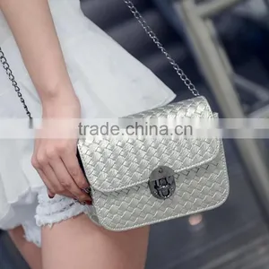 C89461A Wholesale Women Chain Woven Bags Shoulder Bags Lady Bags thumbnail-3