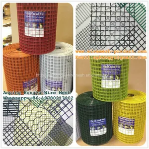 Coated PVC Vinyl Welded Wire Mesh Weldedwiremesh Chickenwirenetting Wire Lobster Traps Netting Poultry Fence Poultrymesh Welded Wire Black Wire Black Welded Weldwire thumbnail-1