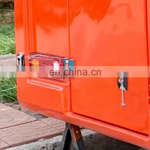 Customized Mobile Kitchen Outdoor Food Trailer Pizza Waffle BBQ Cake Breakfast Food Cart Food Truck Trailer thumbnail-4