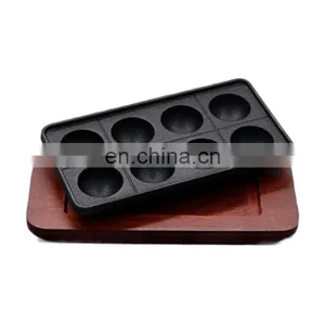 Import Small Roaster Deep Fryer Sand Takoyaki Pan And Brush With Utensils thumbnail-1