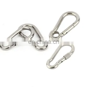 Carabiner Wholesal Clips Stainless Steel 304 316 Climbing Snap Hook thumbnail-4