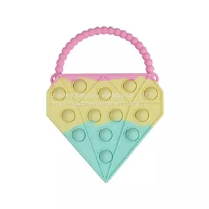 Children Pop It Handbag Silicone Push Pop Fidget Toy Coin Purse thumbnail-2