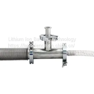 KF-10 Vacuum Clamp (Stainless)+Stainless Centering Ring + Viton Gasket thumbnail-3