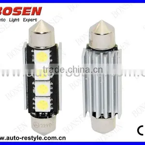Canbus Led Auto Light 4SMD 36mm/38mm/39mm/42mm/43mm Festoon C5W thumbnail-1
