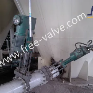 Electro hydaulic operated knife gate valve application