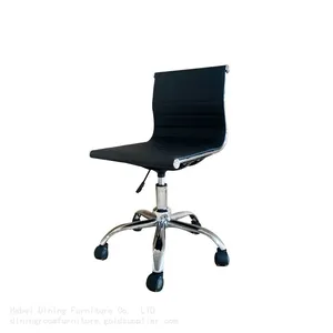PU Swivel Chair Nylon 5 Star Base With Casters DC-U77F thumbnail-1
