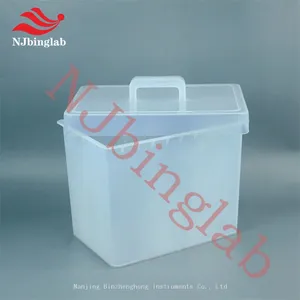 NJbinglab PFA Acid Tank for Soaking and Claning of Lab Vessels, With Lid thumbnail-1
