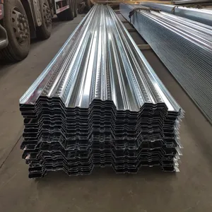 Manufacture Galvanized Open-type Floor Deck 0.8*915mmm 0.8*970mm Galvanized Steel Deck thumbnail-2