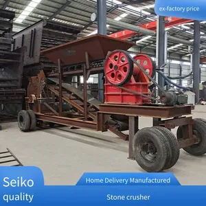 Vehicle-mounted Mobile Sand-making Production Line, Slag, Slag, Ore Crushing Sand-making Machine, Stone and Rock Sand-making Machine thumbnail-1