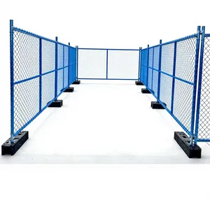 Hot-selling Mobile Temporary Metal Fencing Panels in Australia, Made of Galvanized Steel, Suitable for Construction Sites and Events thumbnail-5