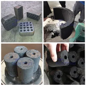 High Efficiency Hardwood Palm Leaves Charcoal Flammable Carbon Stick Forming Machine EPC thumbnail-5