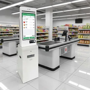 Aonpos APK22 10-point Touchscreen Kiosk All In One Cashless Payment Kiosk Retail Shop Self-service Kiosk Windows Payment Kiosk thumbnail-2