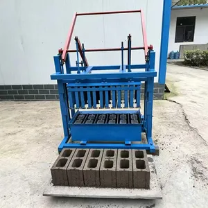 Fully Manual Block Making Machine, No Diesel Engine & No Electric Motor Required, 30 Seconds Molding Cycle Concrete Brick Machinery thumbnail-4