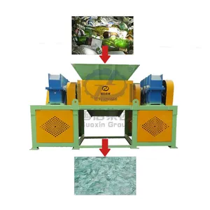 Fully Automatic Recycling Production Line Tire Shredder Machine thumbnail-1