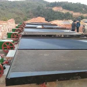 High Recovery 6S Small Channel Steel Shaking Table, Ore Separation Shaker Table for Rock Gold, Wolframite, Chromite, Copper Metal Recycling thumbnail-4