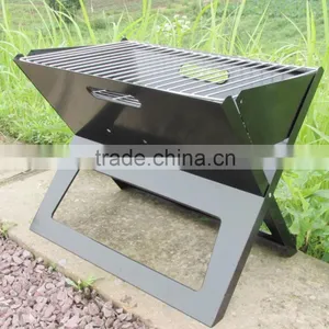 Camping Outdoor Charcoal Bbq Grill Foldable Design thumbnail-3