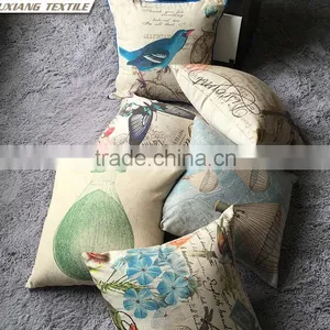 Birds Printed Cushions Sofa Back Cover Decorative Cushion Covers thumbnail-4