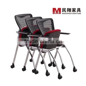 Triumph Easy Move Save Space Folding Office Chair / Stacking Training Chair / Office Chairs With Writing Pad thumbnail-1