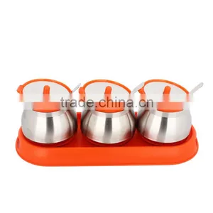 High Quality Stainless Steel Plastic Spice Bottle Spice Container thumbnail-3