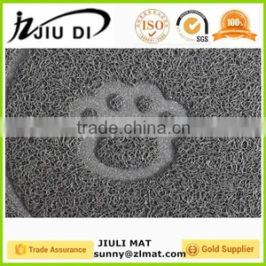 Semi-circle Pet PVC Placemat Dog Cat Litter Mat Doormat thumbnail-4