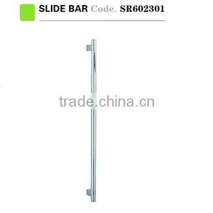 Adjustable Shower Slide Bar Chrome Finishing With Hand Shower Head thumbnail-1