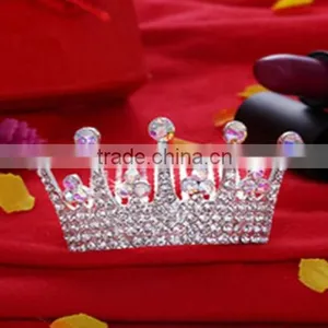 Most Popular Design Wedding Bridal Crystal Pageant for Women Tiaras Crown thumbnail-1
