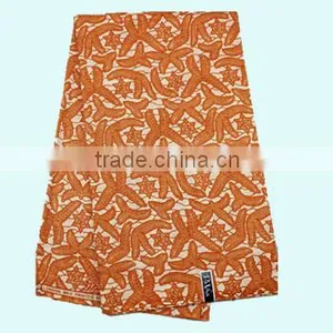 Wholesale 100% Cotton Real Wax Prints Fabric African for Lady Dresses W30 thumbnail-1